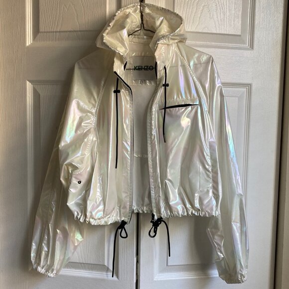 Iridescent tech crop jacket - Picture 5 of 14